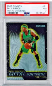 2008 Skybox Paul Pierce Metal Universe PSA 7 - Picture 1 of 2