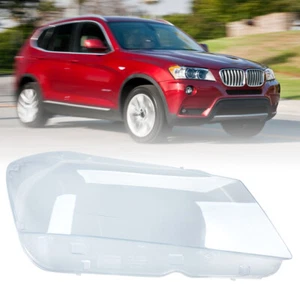 RH Front Clear Headlight Lens Cover Headlamp Shell For BMW X3 F25 2011-2014 SUV - Picture 1 of 9