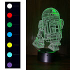 3D Illusion Star Wars LED Acrylic Night Light Touch 7 Colors Changing Lamp Decor