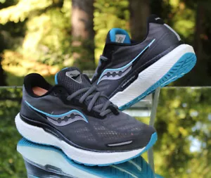 Saucony Triumph 19 para hombre talla 8 gris sombra topacio blanco S20678-15 - Imagen 1 de 12