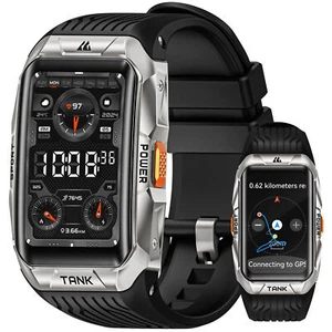 KOSPET TANK X2 ULTRA GPS Smart Watch GPS Running Watches 50m Waterproof 290mAh - Picture 1 of 9