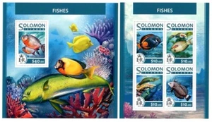 Reef Fish / Fishes - Timbres / stamps - Solomon Island - 2017 MNH** SN. - Picture 1 of 1