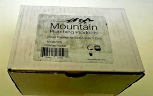 Interruttore aria smaltimento prodotti idraulici montagna cavo 3' MT957/PN lucido NICHEL - Foto 1 di 3