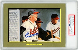 Earl Weaver Signed Perez Steele Great Moments - PSA DNA 10 - Picture 1 of 1