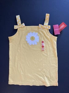 NWT Gymboree Lady Daisy Size 12 Yellow Rhinestone Flower Tank Top - Picture 1 of 1