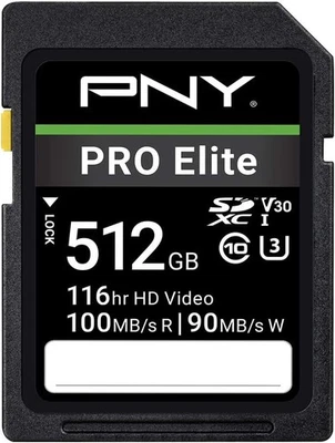 PNY 512GB PRO Elite Class Flash Memory Card - Image 1 of 4