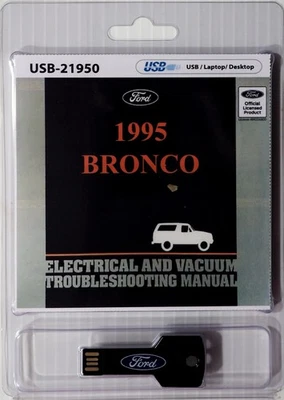 1995 Ford Bronco Electrical and Vacuum Troubleshooting Manual USB - Image 1 of 4