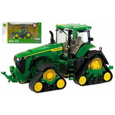 TRATTORE JOHN DEERE 8RX 410 CINGOLI TRIANGOLARI 1:32 Britains Mezzi Agricoli e A - Immagine 1 di 4