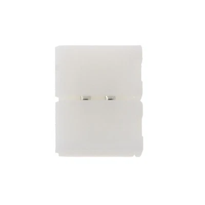 Solderless Clip-on Coupler Connector 2 Pin 10mm For 5050 Single Color LED Strip - Image 1 of 4