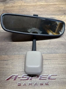 88-91 Honda Civic Rear View Mirror Complete With Hardware Manual Glass DX SI EF - Picture 1 of 8