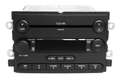 Ford Five Hundred AM FM 2006-07 radio reproductor de CD de 6 discos Bluetooth 6G1T-18C815-BC Foto 1 de 4