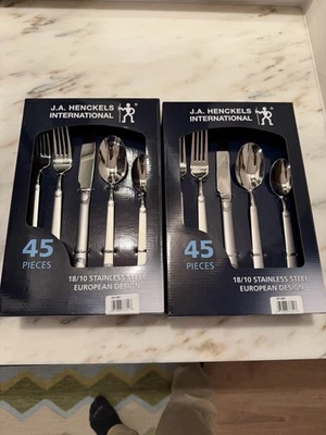 ZWILLING J.A. Juego de cubiertos de acero inoxidable HENCKELS Joy 45 piezas - 22551-345 Foto 1 de 2