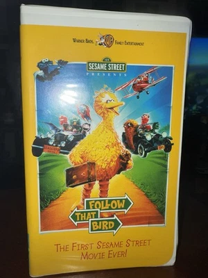 Warners Bros Sesame Street Follow That Bird First Sesame Street Movie VHS - Image 1 of 2