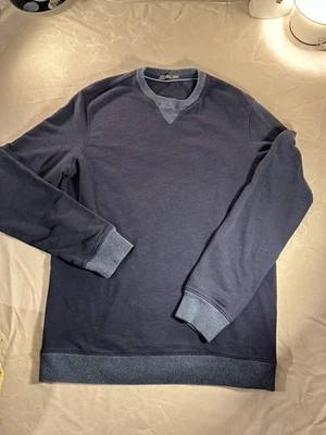IKE By Ike Behar Men’s medium Dark blue Pullover With Light Blue Accents - Image 1 of 3