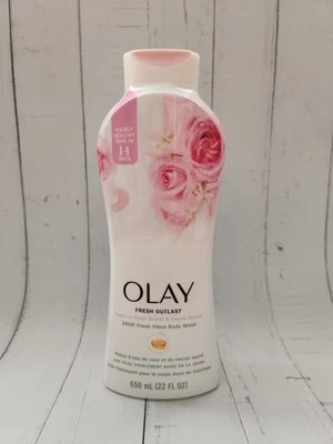 OLAY Fresh Outlast Rose Water & Sweet Nectar Body Wash, 22 fl oz - Image 1 of 2