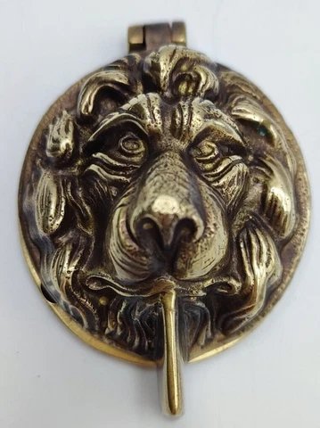 KING LION HEAD Brass Safe Door Escutcheon Key Hole Lock Cover PROJECT COLLECTORS Cover