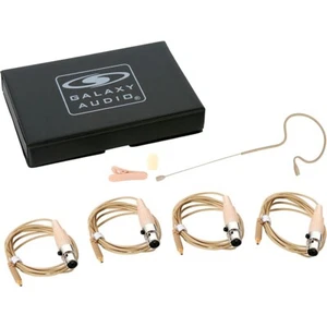 Galaxy Audio ESM4 Single Ear Headset Microphone With 4 Mixed Cables Beige - Picture 1 of 1