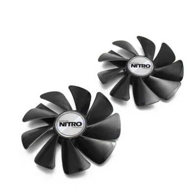 Quick Connect CF1015H12D Replacement Fans For Sapphire RX470 RX480 RX580 GPU's - Image 1 of 4