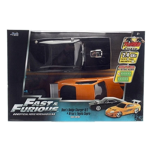 Scale 1 16 Fast & Furious Remote Radio Control Cars Charger R/t Toyota Supra RC