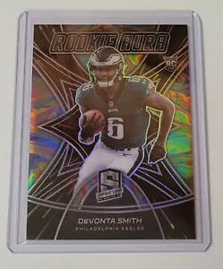Devonta Smith 2021 Spectra Football Rookie Aura Hyper Prizm #32/75 Eagles - Foto 1 di 1