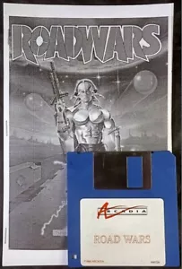 Roadwars - Commodore Amiga - Arcadia (1988) Disk and Documentation - Picture 1 of 2