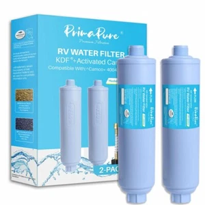 Confezione da 2 confezioni filtro acqua in linea PrimaPure RV KDF ricambio carbone attivo per... - Foto 1 di 7