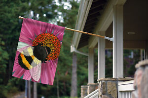 Toland Busy Bee 28x40 Spring Flower Bumblebee House Flag