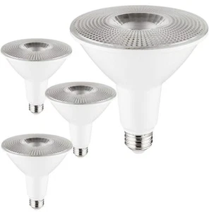 4Pack PAR38 LED Flood Light Bulb, Long Neck Spotlight, 2700K, 15W (100W), E26 - Picture 1 of 1