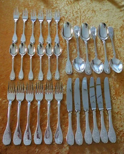 Wilkens - Menú - Cubiertos - Castillo Rosenborg - Plata 90 - 6 personas - Imagen 1 de 2