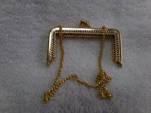 Metal Purse Frame Kiss Clasp Lock For Coin Bag Purse repair Crafting - Picture 1 of 7