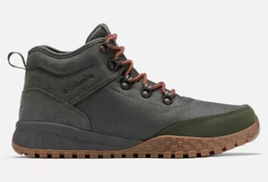 BOTA COLOMBIA HOMBRE TALLA 11 FAIRBANKS MEDIA IMPERMEABLE GRAVA/MUSGO OSCURO NUEVA EN CAJA - Imagen 1 de 9