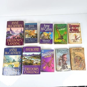Vintage Anne McCaffrey Books Lot of 10 Dragonriders Freedoms Landing Pern Dragon - Picture 1 of 12