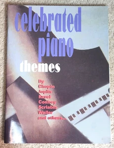 CELEBRATED PIANO THEMES Sheet Music Songbook Jazz Ragtime Blues Fox Trot 1998 - Picture 1 of 6