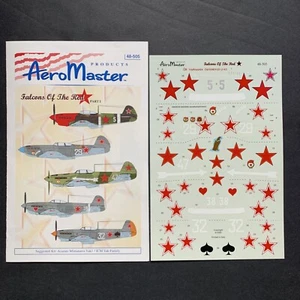 Calcomanía de modelo de avión: Aeromaster Products 48-505 - Halcones del Rojo Parte I - Imagen 1 de 7
