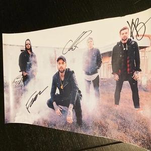 11x17 Glossy Promo Photo of Attila, Signed by All Members - Villains Tour 2019 - Picture 1 of 4