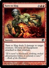 Scars of Mirrodin Turn to Slag x4 Magic The Gathering NM