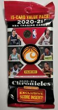 2020-2021 Chronicles NBA Basketball Trading Cards 1 Value Pack 15 Cards
