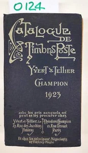 Catalogo Prix-Courant De Timbres-Poste 1923 27° edizione Yvert e Tellier - Imagen 1 de 7