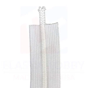 1.25" (32mm) White Drawcord Elastic - US Made - Picture 1 of 9