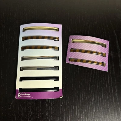 GOODY Sta-Tight Classic 2 1/4" Metal Hair Barrettes Clips, Lot of 10 NEW - Image 1 of 4