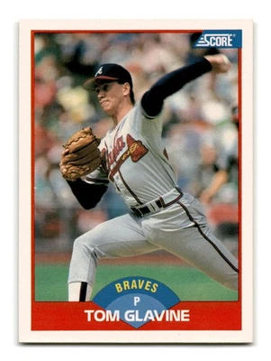 Tom Glavine 1989 Score #442 Atlanta Braves Mint - Image 1 of 2