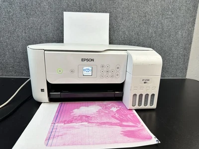 Epson EcoTank ET-2720 Supertank Color Inkjet All-in-One Printer - White - Image 1 of 4