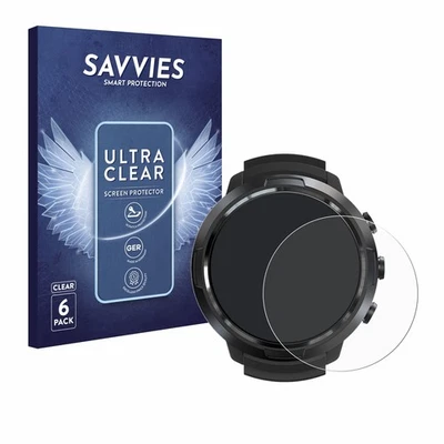 SAVVIES 6 Pack Screen Protector for Suunto D5 Protective Film Shield Clear Protection