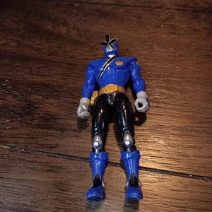 Bandai Power Rangers Samurai Blue 'Water' 4.5" Action Figure 2010 - Picture 1 of 2