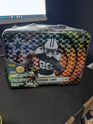 2025 PANINI REVOLUTION CEEDEE LAMB SEALED LUNCH BOX TIN DALLAS COWBOYS  - Image 1 of 2