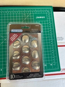 10 Stück Amerock Satin Nickel 1-1/4" Durchmesser 53005-G10 Schrank Knöpfe Versiegelt Neu - Bild 1 von 6