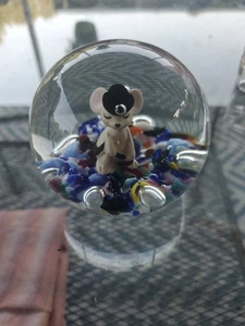 Pisapapeles Gibson Sulfide 1992 firmado con ratón dentro burbujas controladas - Imagen 1 de 7