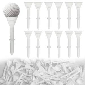 Camisetas de golf profesionales de plástico 50 piezas ayuda para entrenamiento de golfista copa superior grande 3 1/4 - Imagen 1 de 11