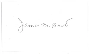 James Burt Signed Index Card WWII Medal of Honor Recipient O&E - Picture 1 of 1