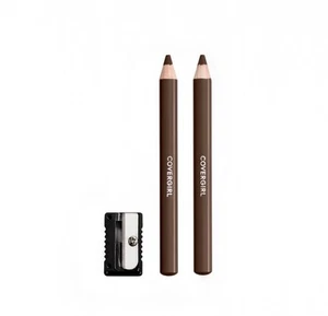 Covergirl Brow Fill + Define & Eye Pencil, Waterproof - 505 Dark Rich Brown 2 Ct - Picture 1 of 2